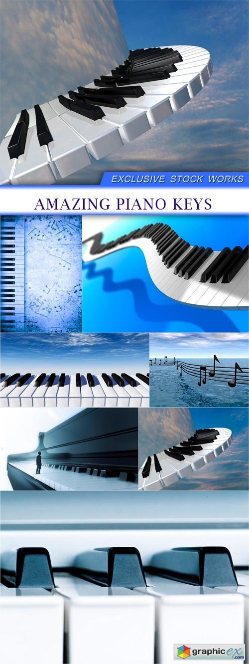 Amazing piano keys 7x JPEG