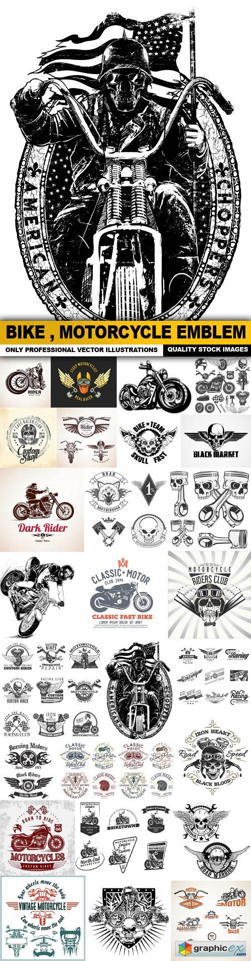 Bike , Motorcycle Emblem Collection