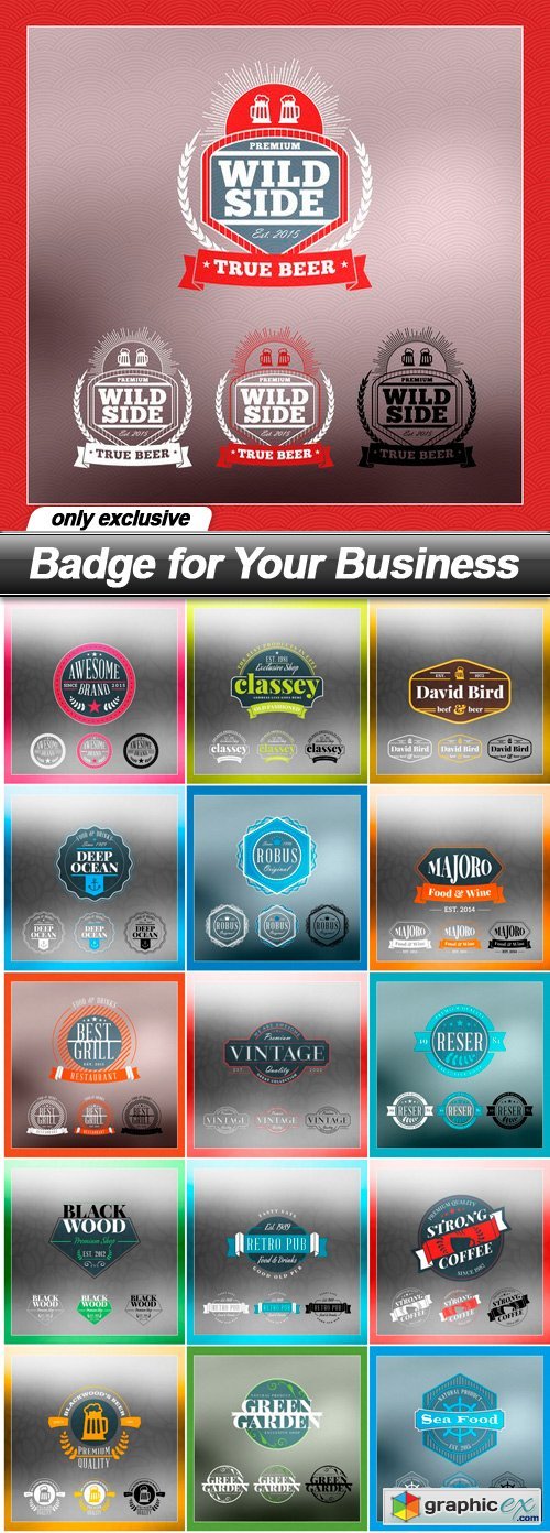 Badge for Your Business - 16 EPS