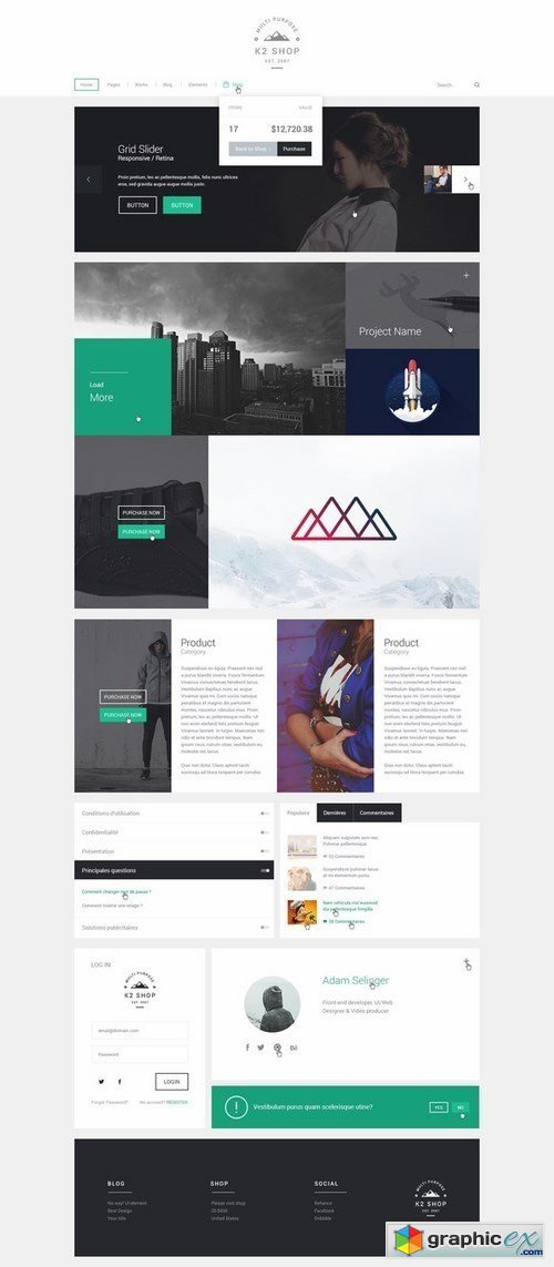 K2 | Multipurpose Template