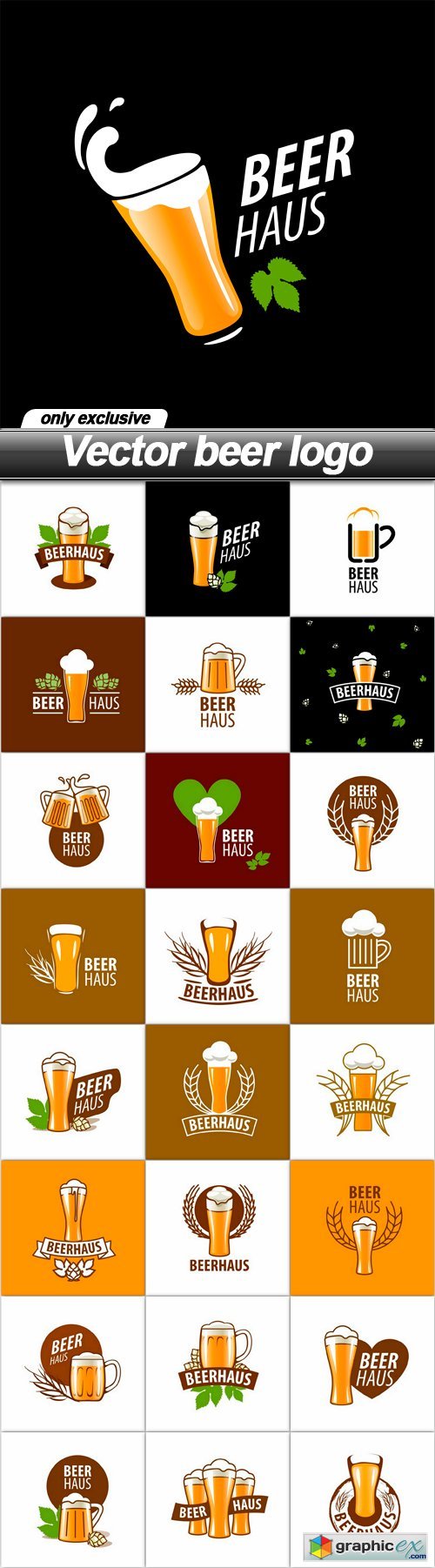 Beer logo - 49 EPS