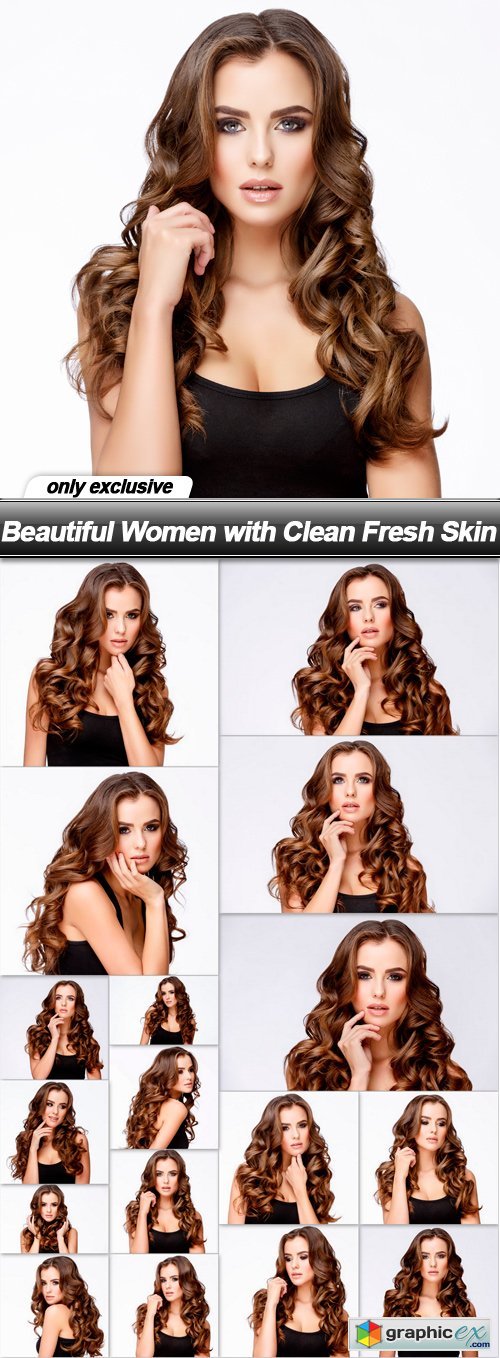 Beautiful Women with Clean Fresh Skin - 17 UHQ JPEG