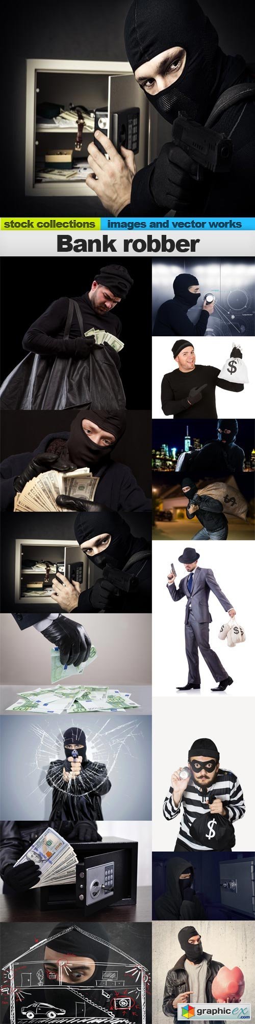 Bank robber, 15 x UHQ JPEG