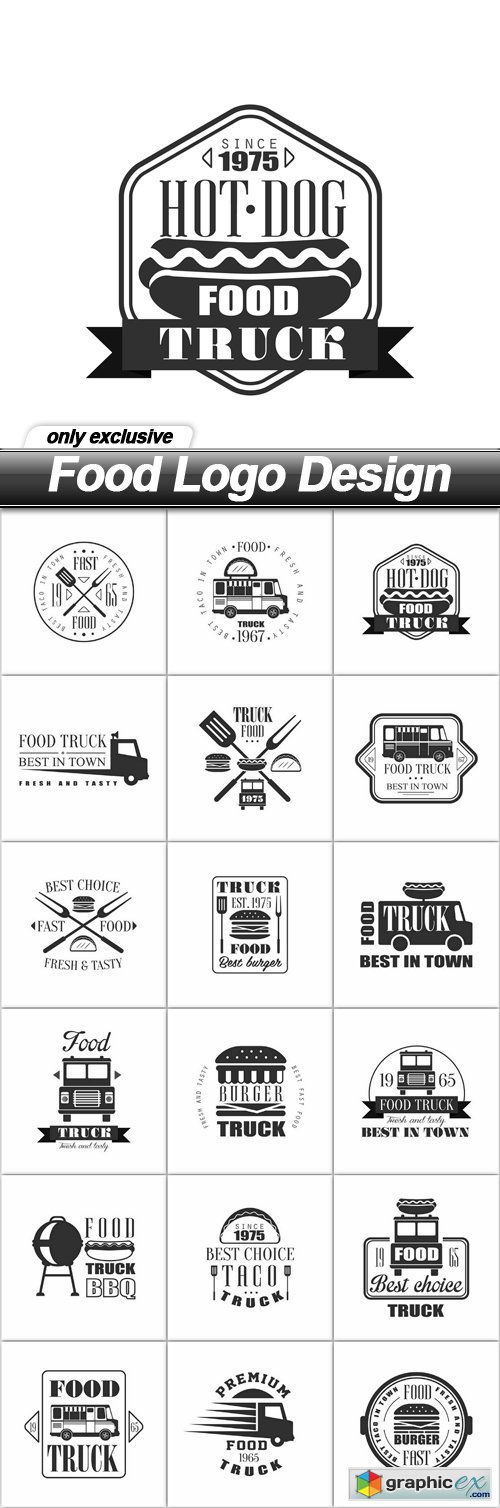 Food Logo Design - 18 EPS