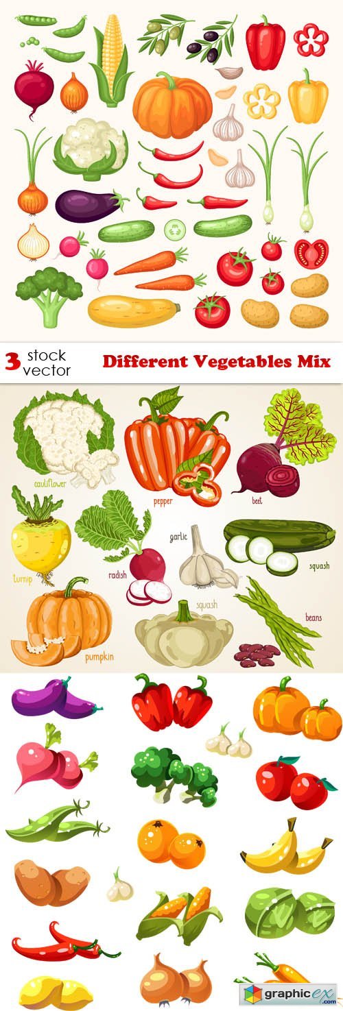 Different Vegetables Mix