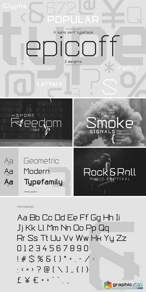 Epicoff Typeface