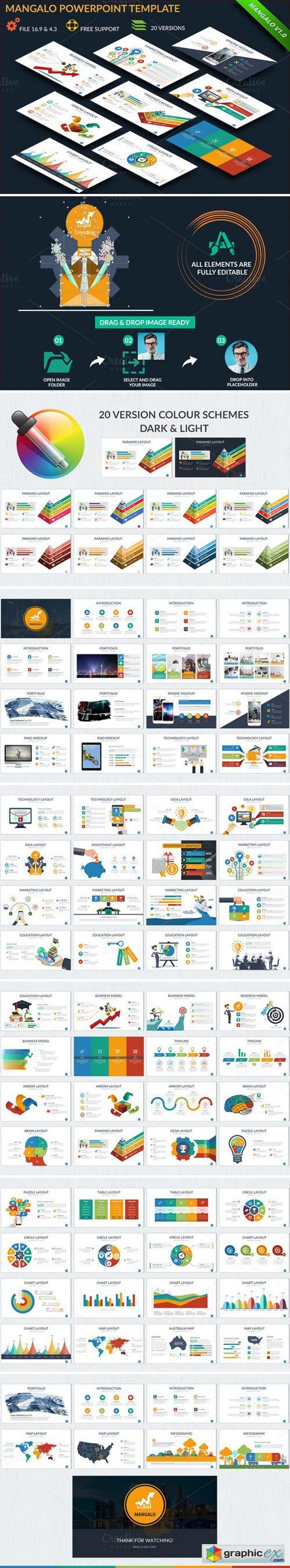 Mangalo Powerpoint Template