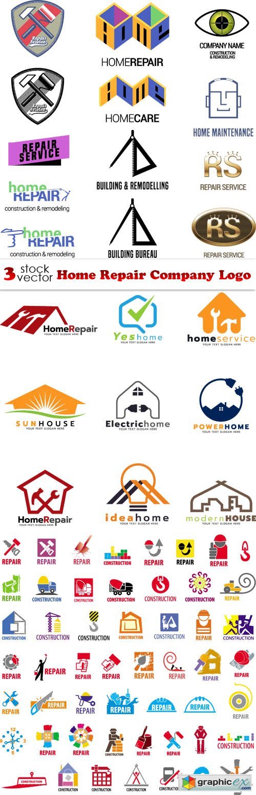 Home Repair Company Logo