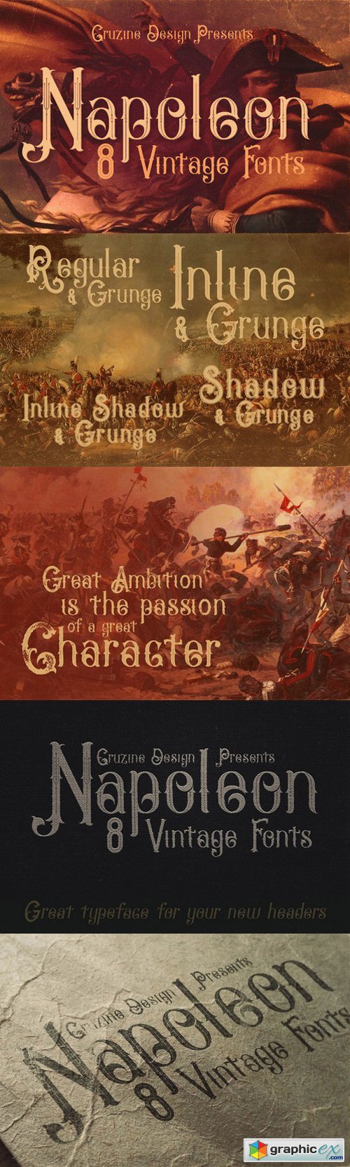 Napoleon Vintage Typeface