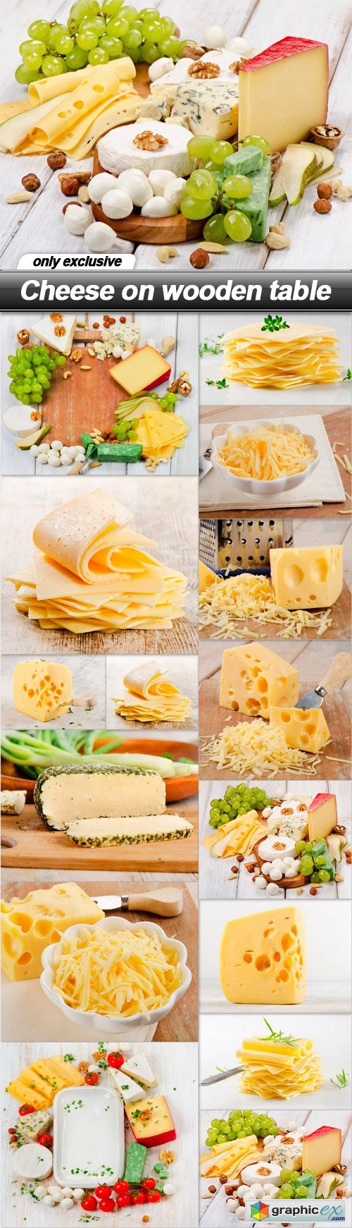 Cheese on wooden table - 15 UHQ JPEG