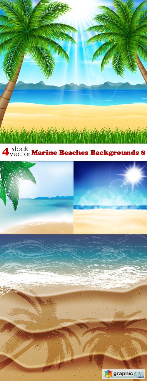 Marine Beaches Backgrounds 8