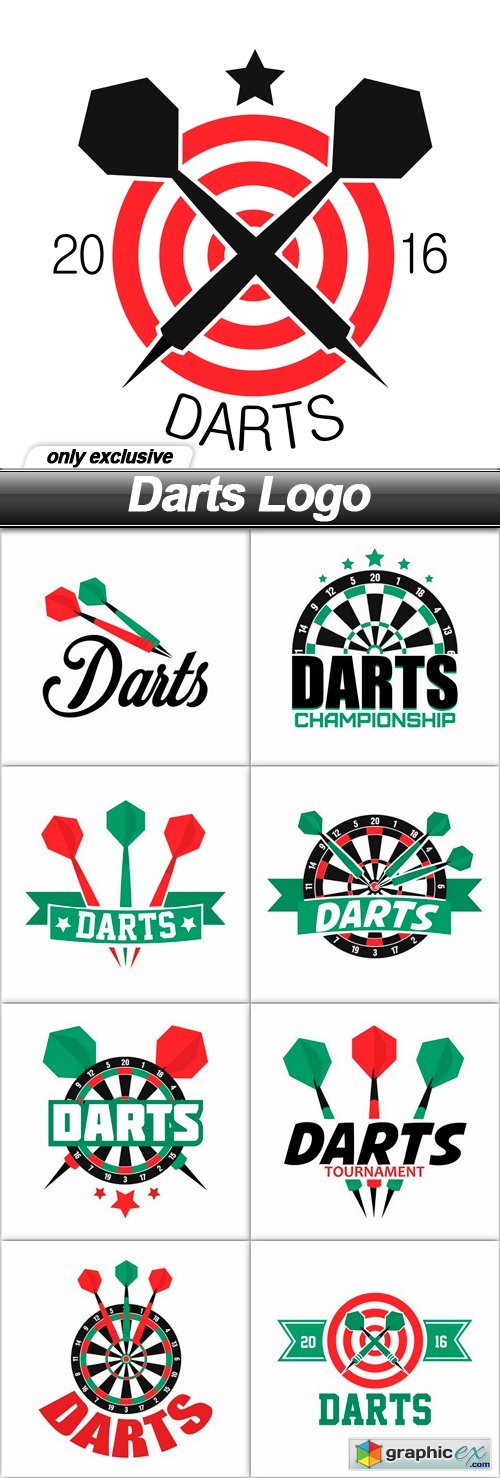Darts Logo - 9 EPS