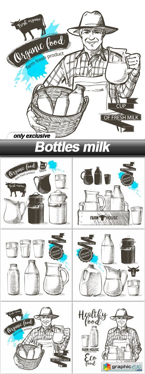 Bottles milk - 6 EPS