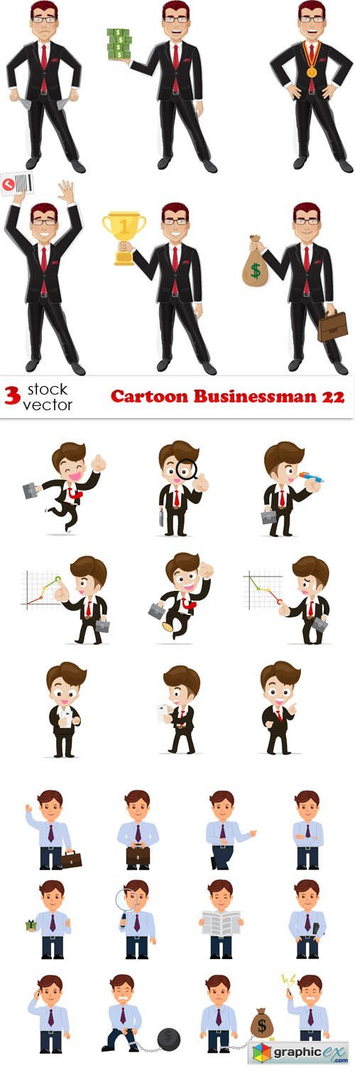 Cartoon Businessman 22
