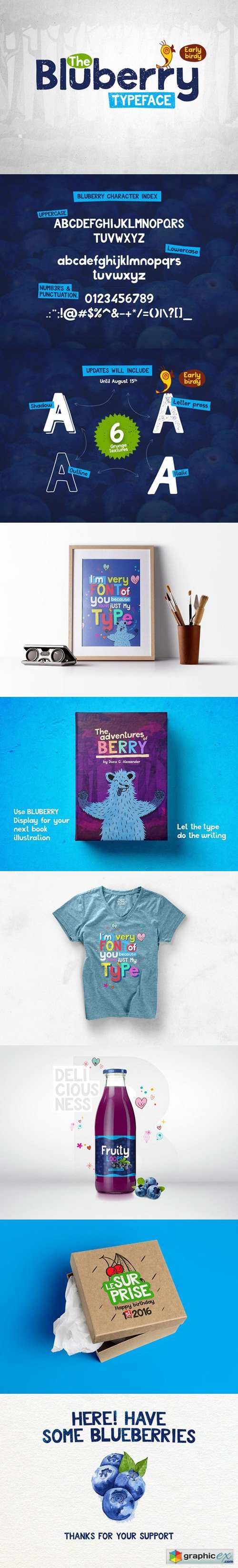 Bluberry Typeface