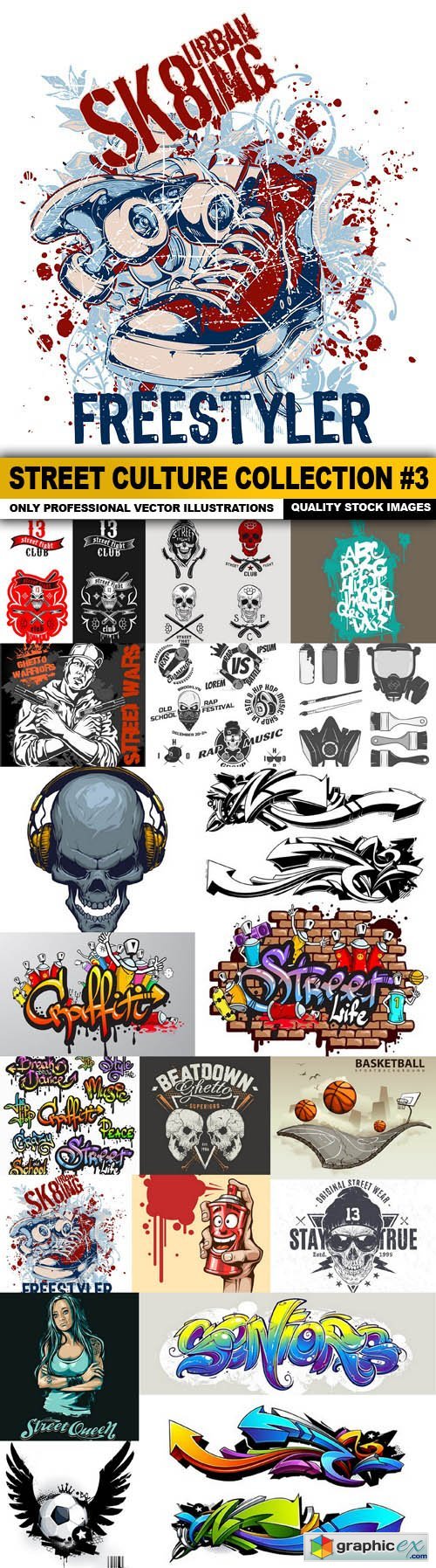 Street Culture Collection #3 - 20 Vector