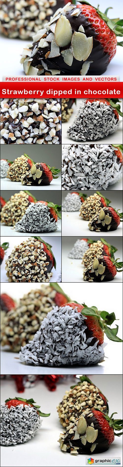 Strawberry dipped in chocolate - 11 UHQ JPEG