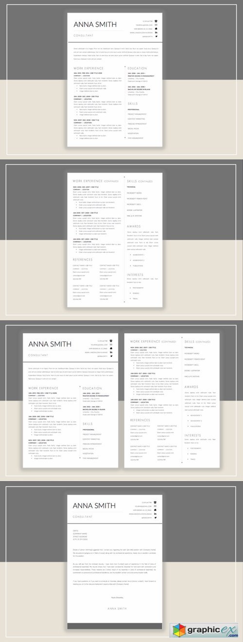 Resume Template & Cover Letter 362890