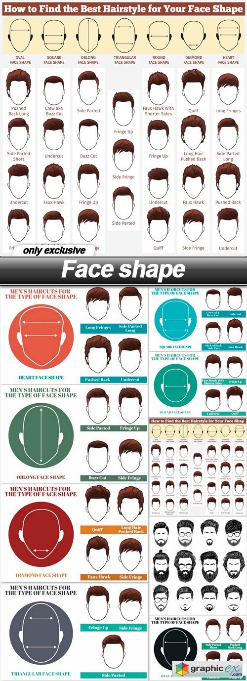 Face shape - 10 EPS
