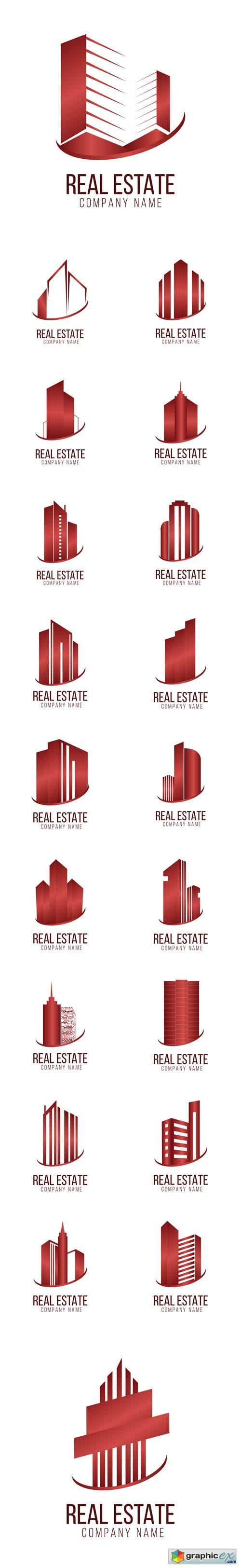 Real Estate Logo Architecture Symbol