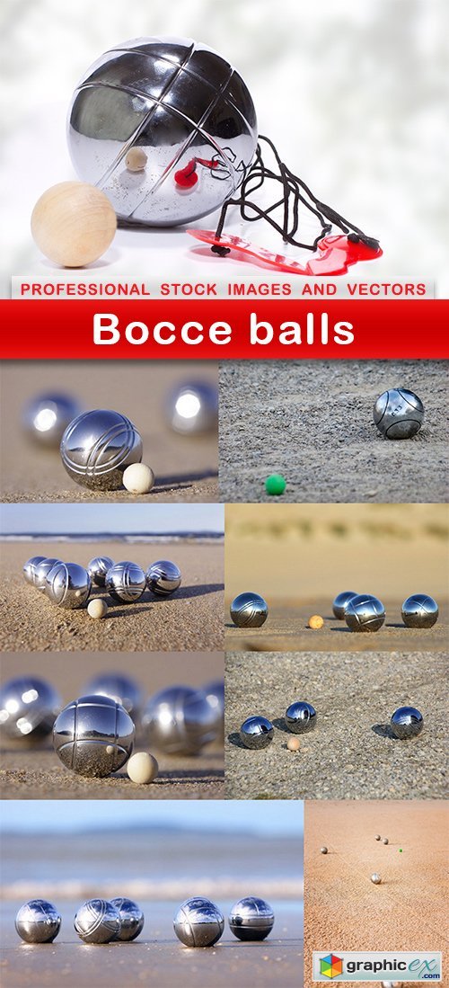 Bocce balls - 9 UHQ JPEG