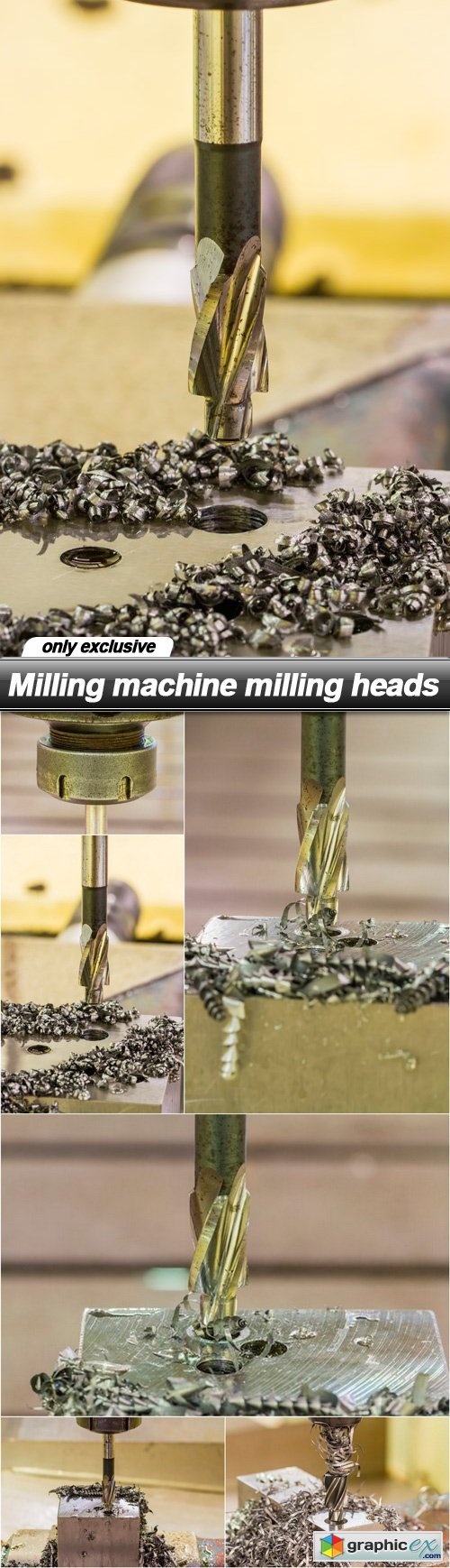 Milling machine milling heads - 7 UHQ JPEG