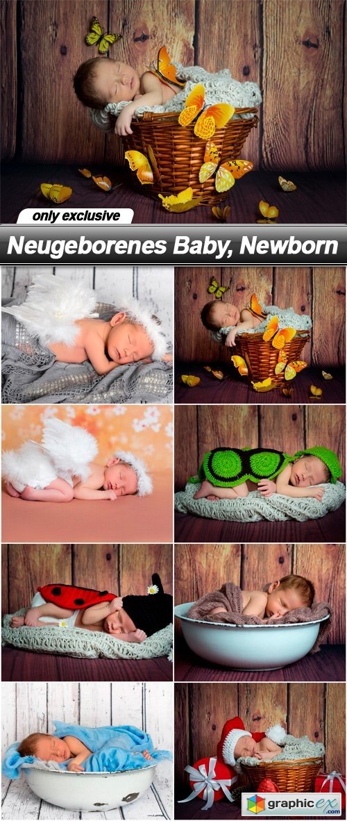 Neugeborenes Baby, Newborn - 8 UHQ JPEG
