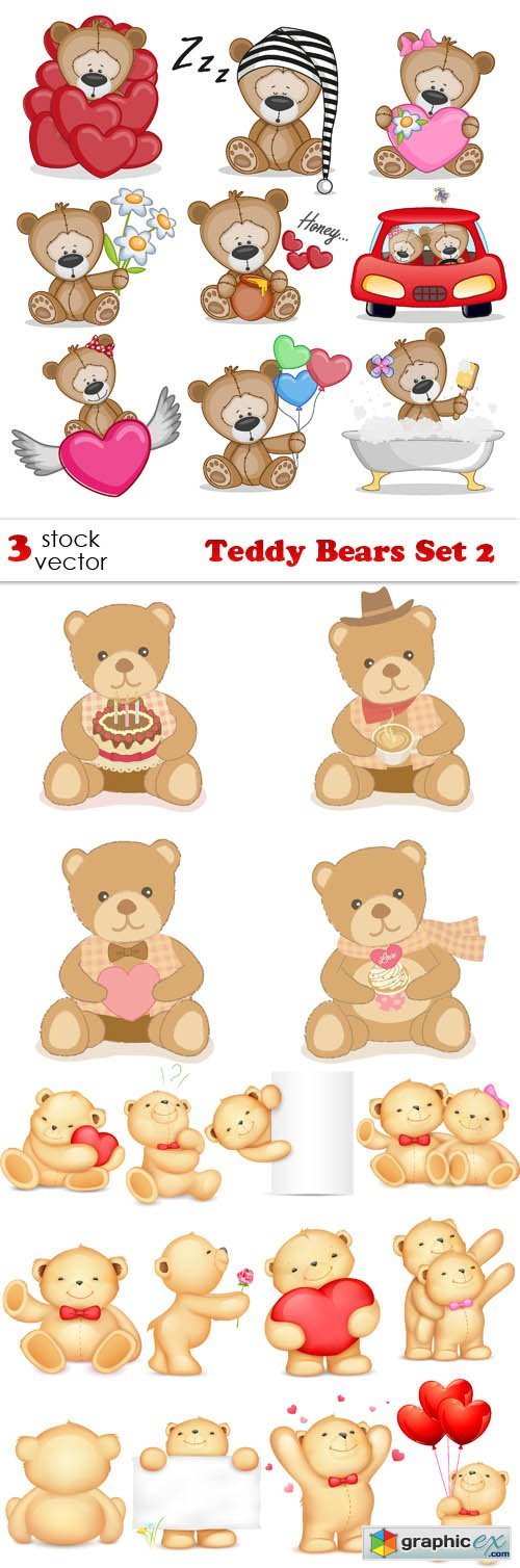Teddy Bears Set 2