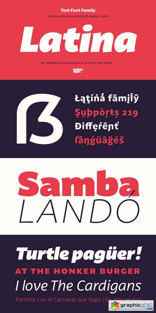Latina Font Family