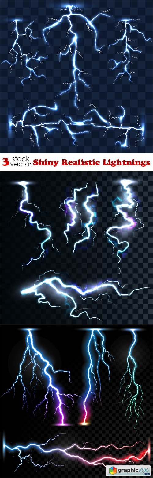Shiny Realistic Lightnings