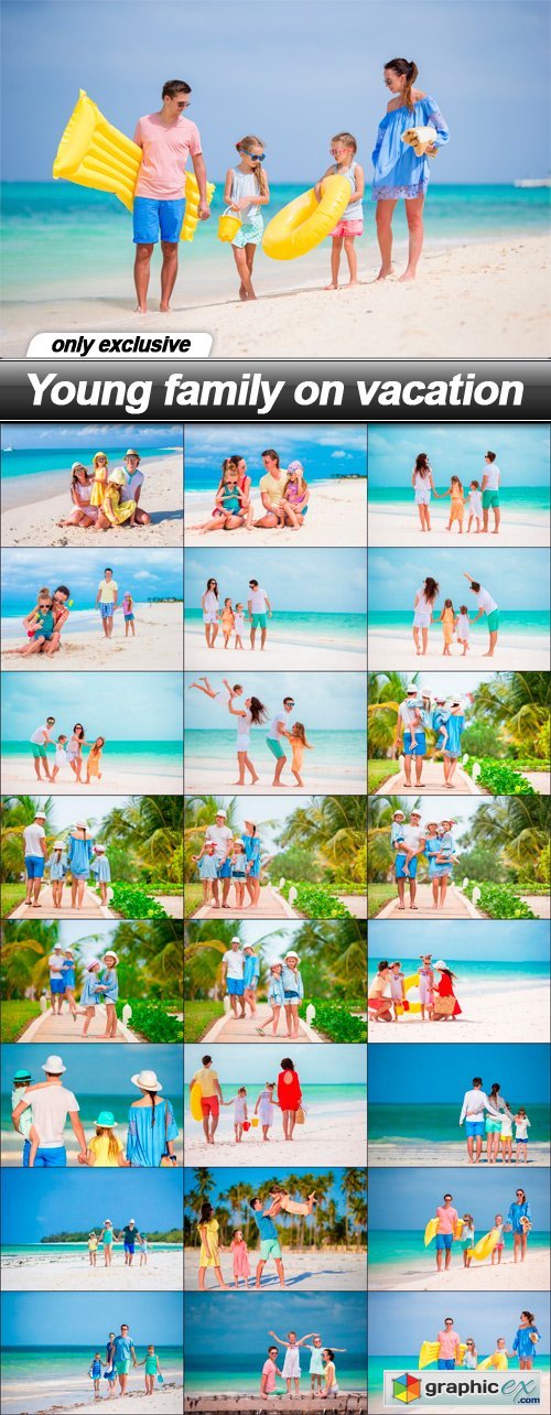 Young family on vacation - 25 UHQ JPEG
