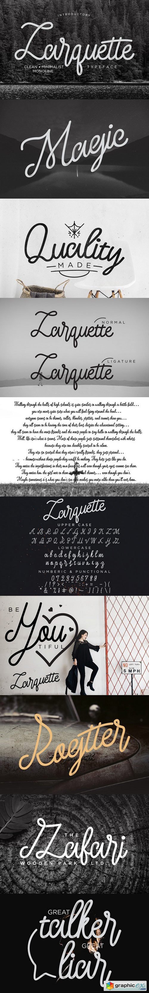 Larquette Typeface