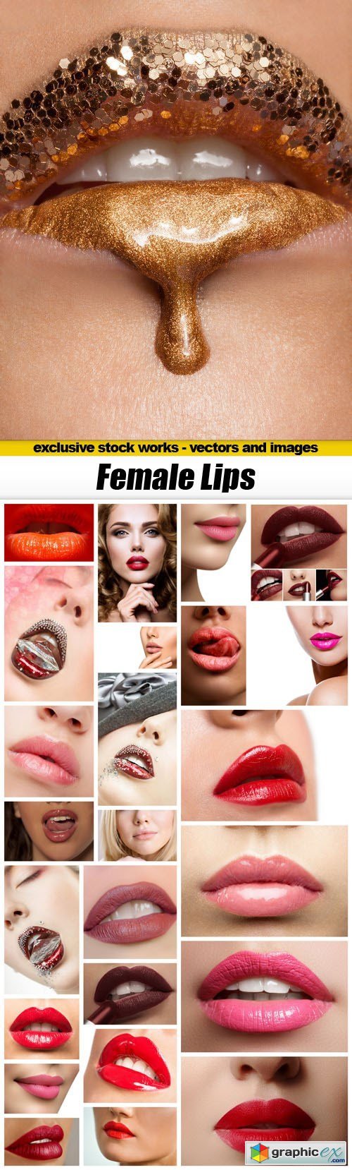 Female Lips - 25xUHQ JPEG