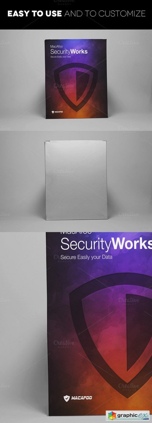 Software or Product Box Mockups