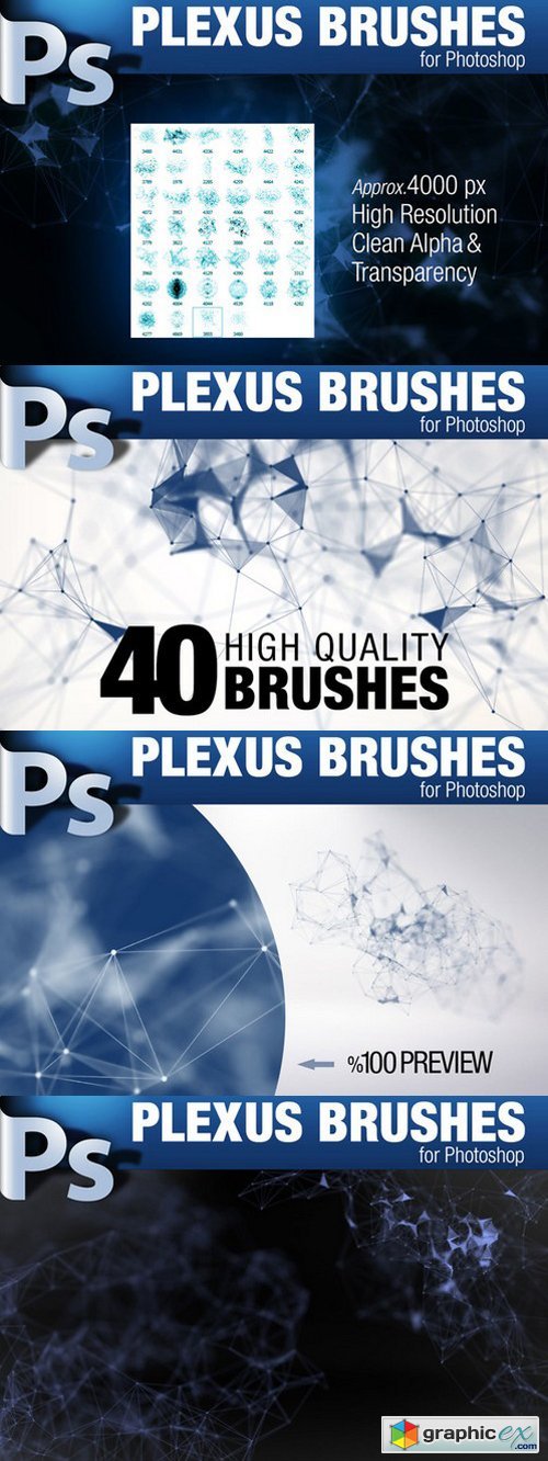 CG Plexus Brushes for Photoshop