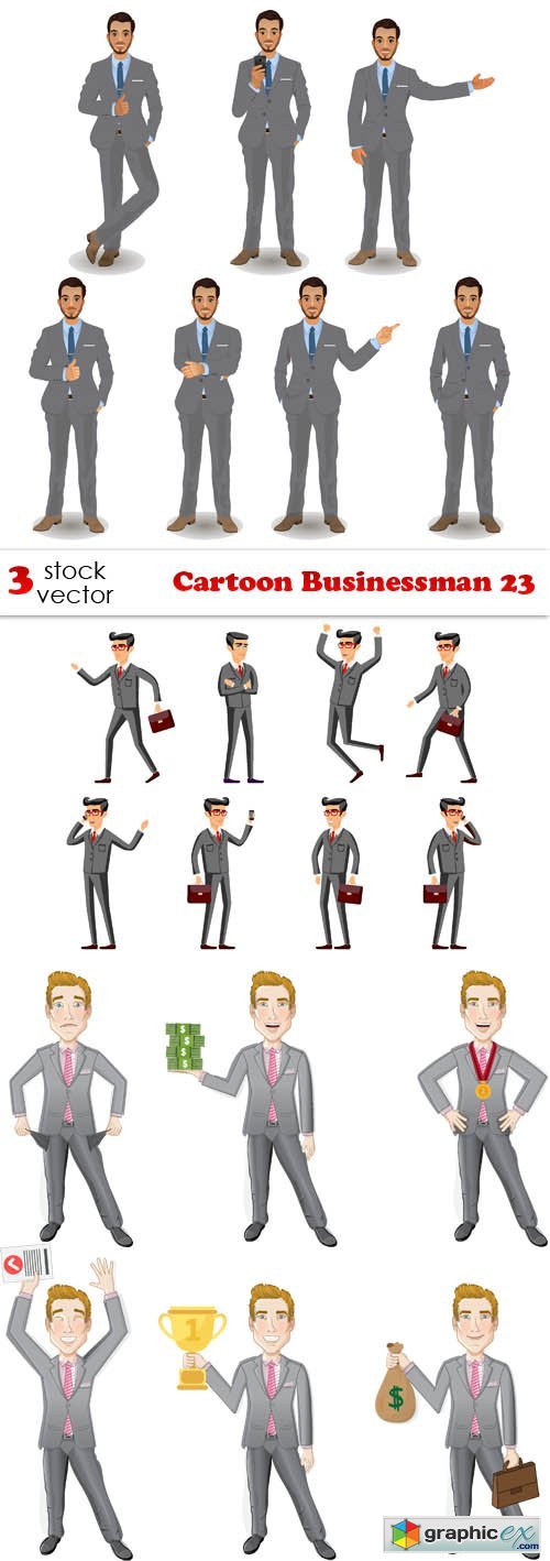 Cartoon Businessman 23
