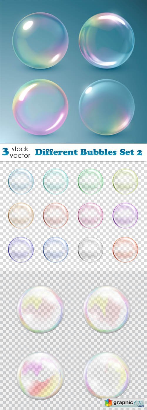 Different Bubbles Set 2