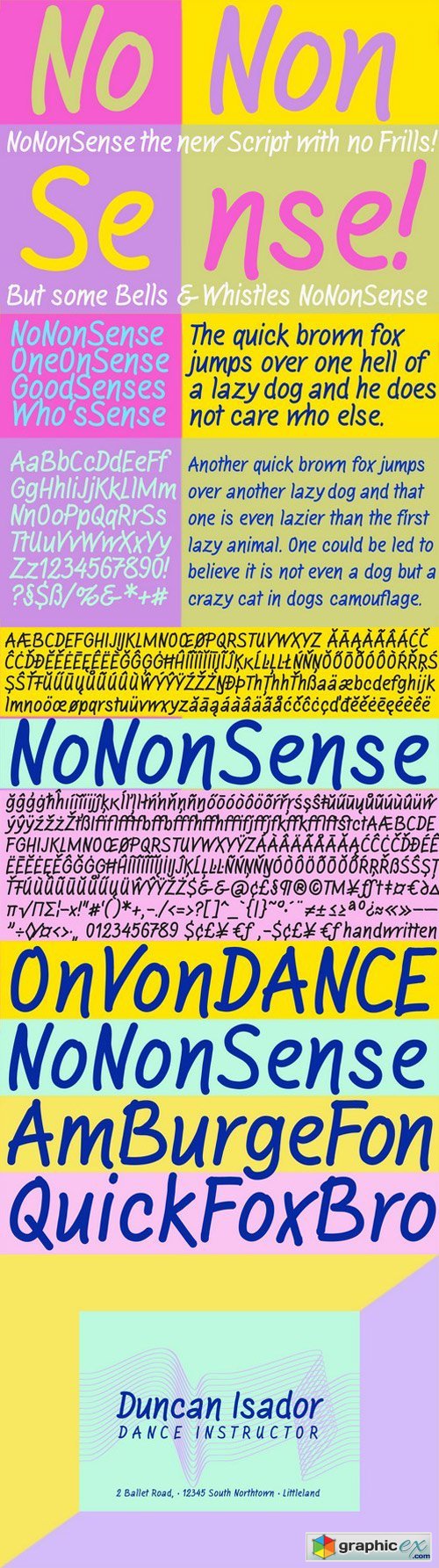 NoNonSense Font