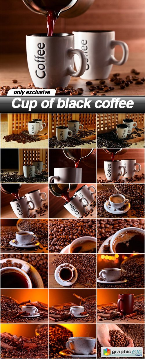 Cup of black coffee - 21 UHQ JPEG