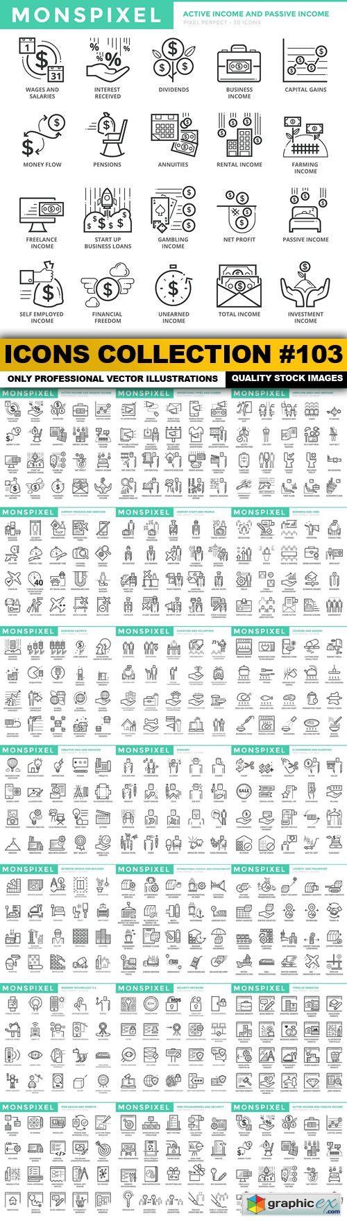 Icons Collection #103 - 20 Vector