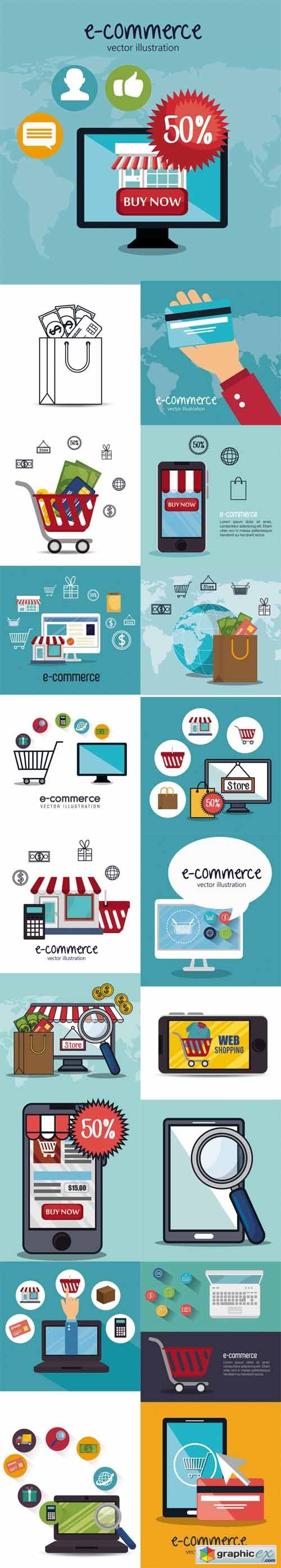 Online Store Marketing Icons