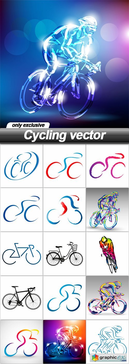 Cycling vector - 16 EPS