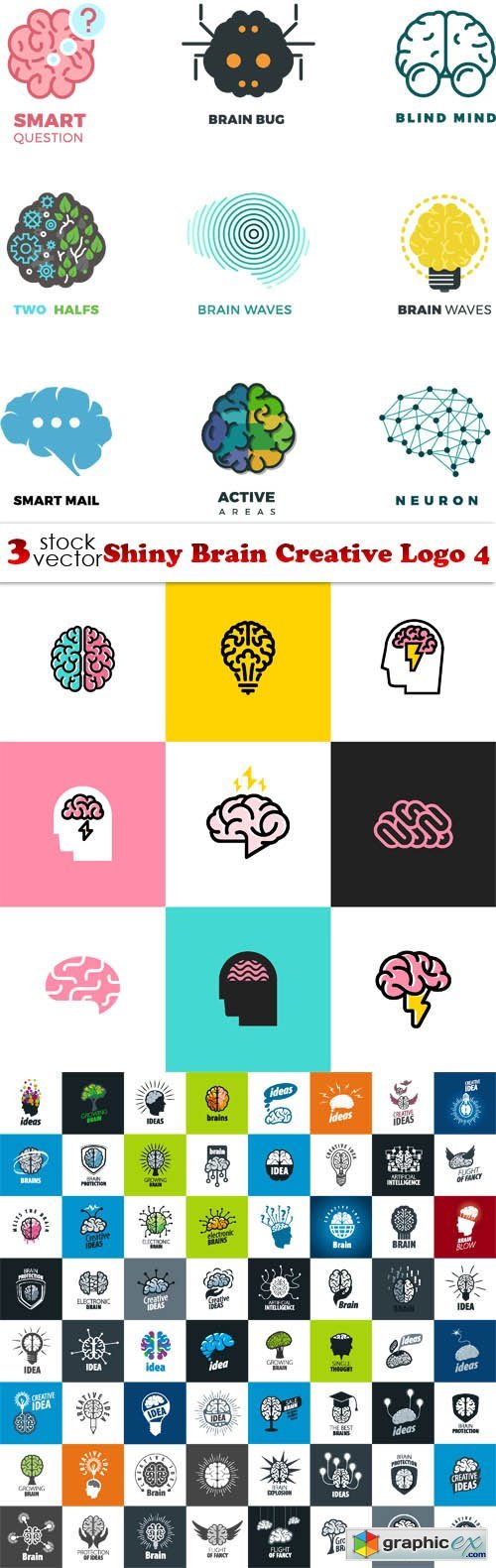 Shiny Brain Creative Logo 4