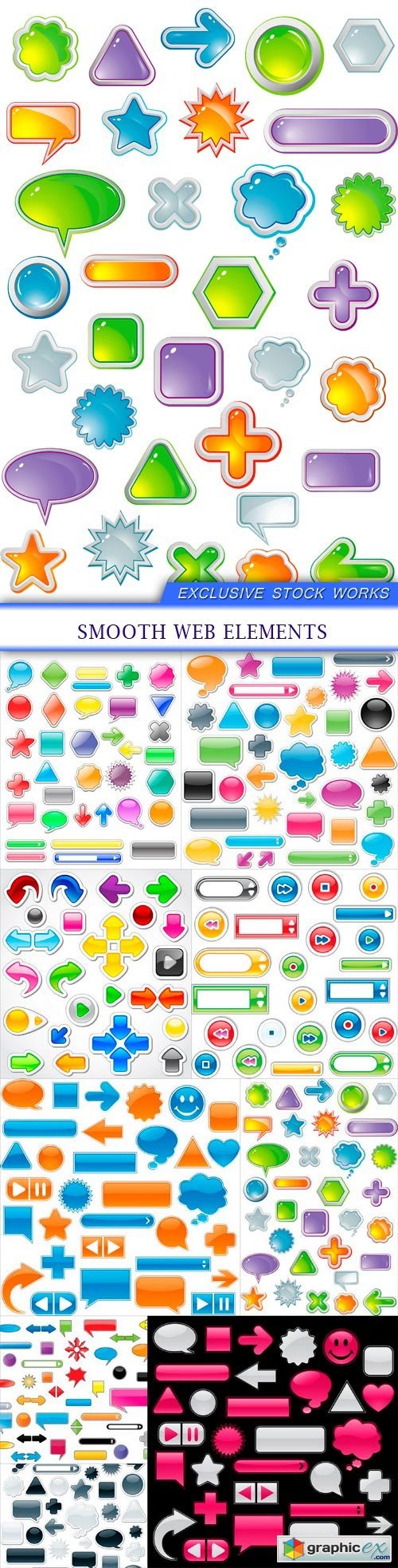 Smooth Web Elements 9X EPS