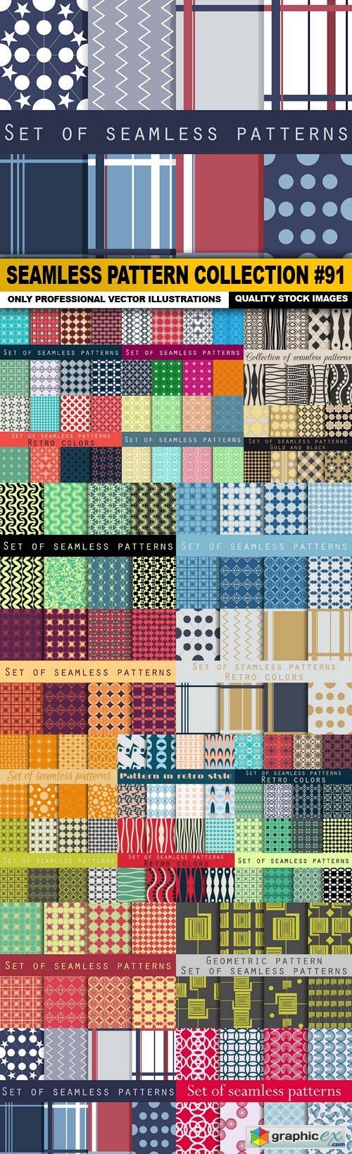 Seamless Pattern Collection #91 - 20 Vector