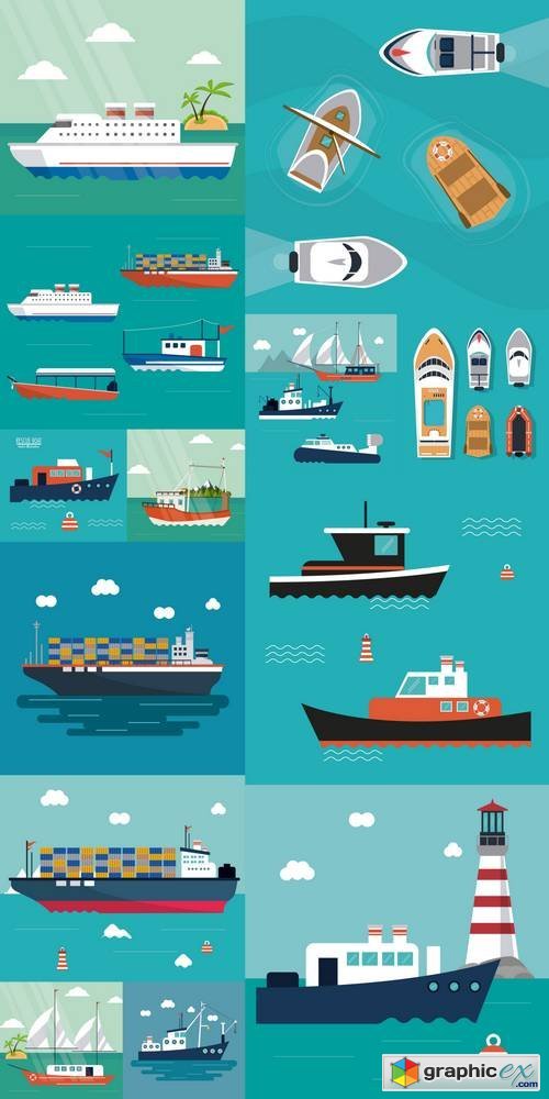 Boat Ship Sea Ocen Transportation Icon