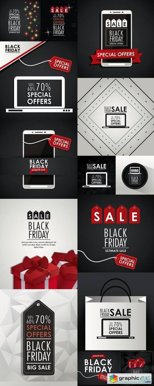 Black Friday Shopping Sale Offers Icon