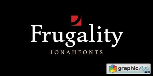 Frugality Font Family - 4 Font