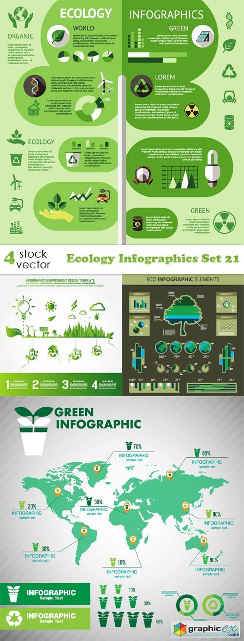 Ecology Infographics Set 21