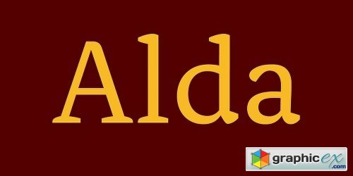 Alda Font Family - 6 Fonts